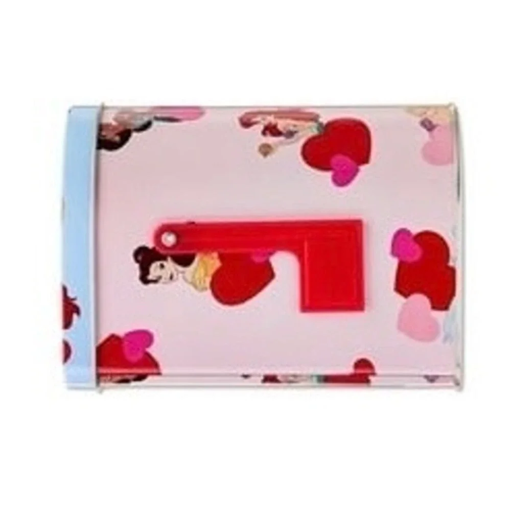 Disney Princess‎ Pink Tin Mailbox Love You To The Moon And Back Valentine Heart
